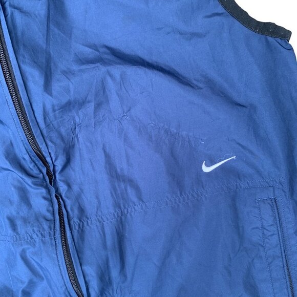 VINTAGE Nike Vest Large Navy Blue - Picture 4 of 4